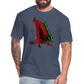 Low End 1 Fitted Cotton/Poly T-Shirt by Next Level - heather navy