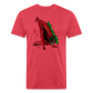 Low End 1 Fitted Cotton/Poly T-Shirt by Next Level - heather red
