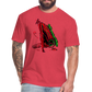 Low End 1 Fitted Cotton/Poly T-Shirt by Next Level - heather red