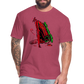 Low End 1 Fitted Cotton/Poly T-Shirt by Next Level - heather burgundy