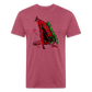 Low End 1 Fitted Cotton/Poly T-Shirt by Next Level - heather burgundy