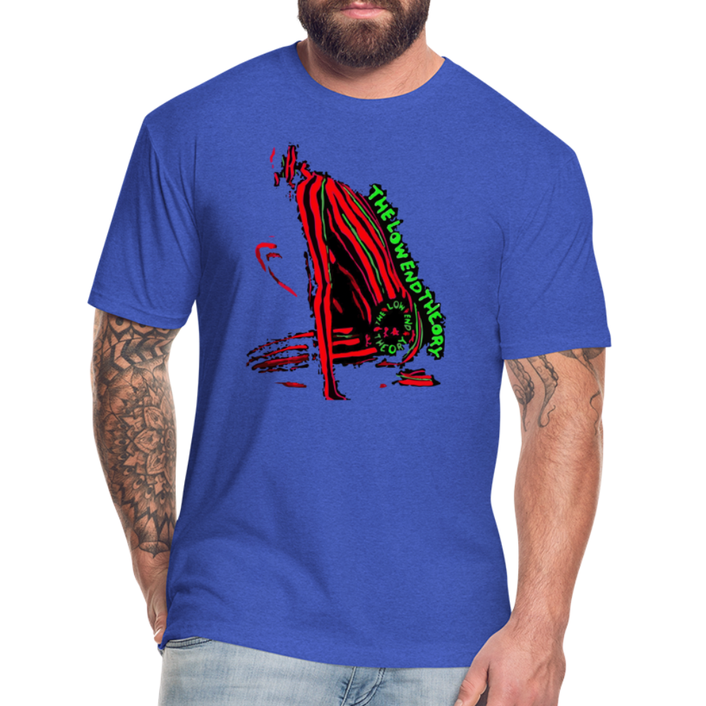 Low End 1 Fitted Cotton/Poly T-Shirt by Next Level - heather royal