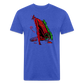 Low End 1 Fitted Cotton/Poly T-Shirt by Next Level - heather royal