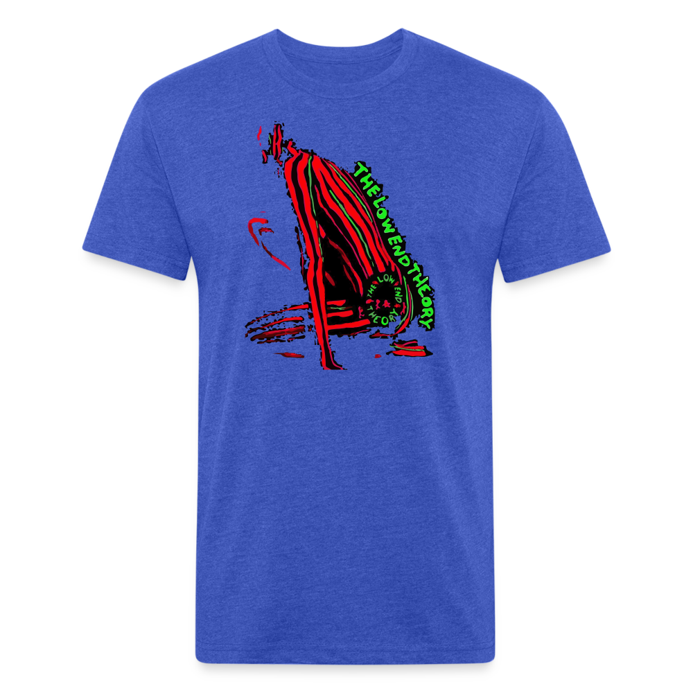 Low End 1 Fitted Cotton/Poly T-Shirt by Next Level - heather royal