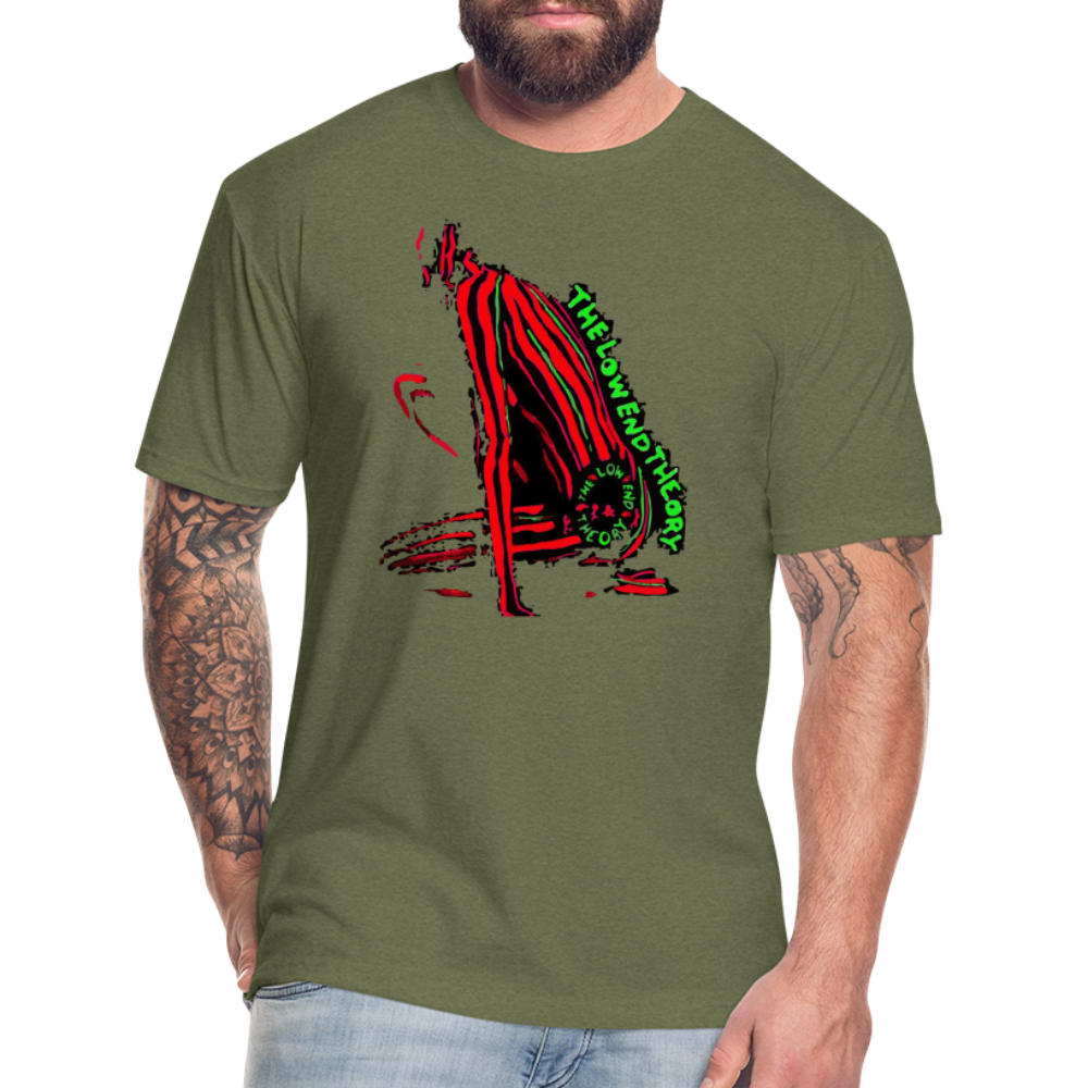 Low End 1 Fitted Cotton/Poly T-Shirt by Next Level - heather military green