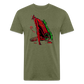 Low End 1 Fitted Cotton/Poly T-Shirt by Next Level - heather military green