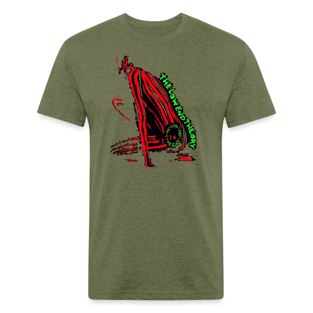 Low End 1 Fitted Cotton/Poly T-Shirt by Next Level - heather military green