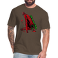 Low End 1 Fitted Cotton/Poly T-Shirt by Next Level - heather espresso