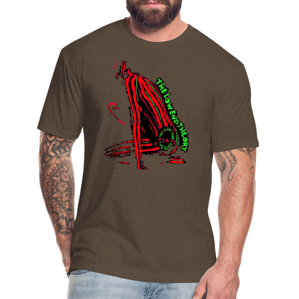 Low End 1 Fitted Cotton/Poly T-Shirt by Next Level - heather espresso