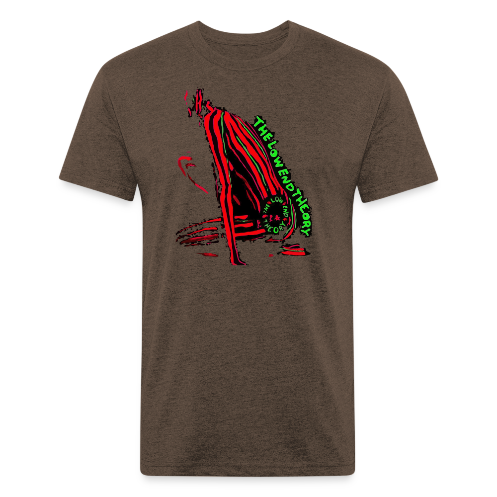 Low End 1 Fitted Cotton/Poly T-Shirt by Next Level - heather espresso