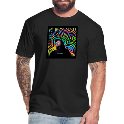 Mak M 1 Fitted Cotton/Poly T-Shirt by Next Level - black