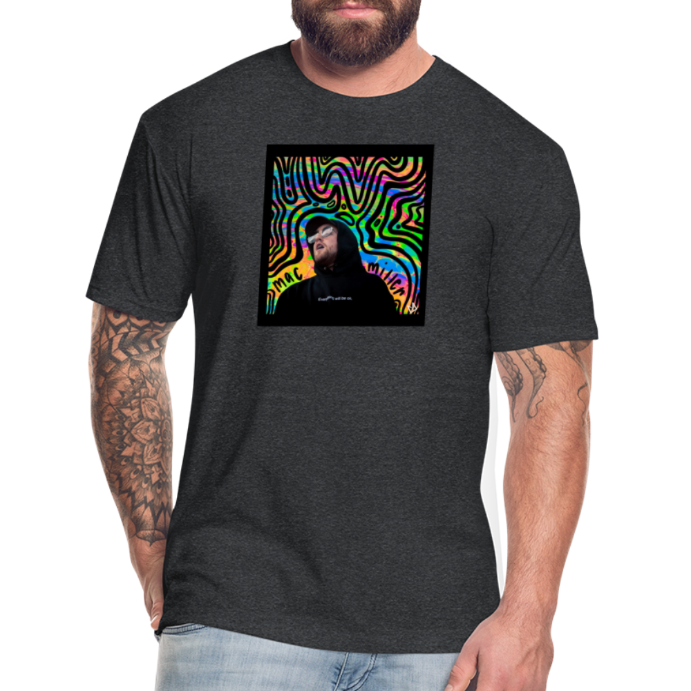 Mak M 1 Fitted Cotton/Poly T-Shirt by Next Level - heather black