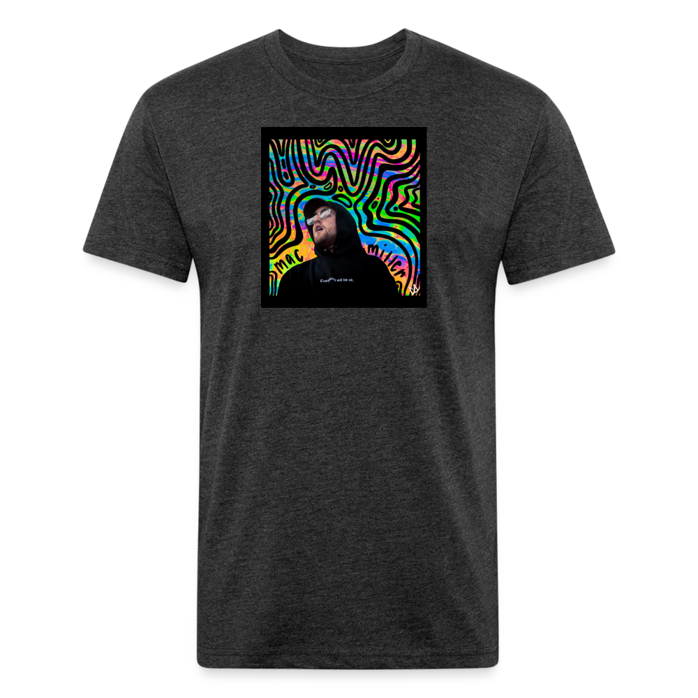 Mak M 1 Fitted Cotton/Poly T-Shirt by Next Level - heather black