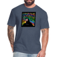 Mak M 1 Fitted Cotton/Poly T-Shirt by Next Level - heather navy