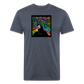 Mak M 1 Fitted Cotton/Poly T-Shirt by Next Level - heather navy