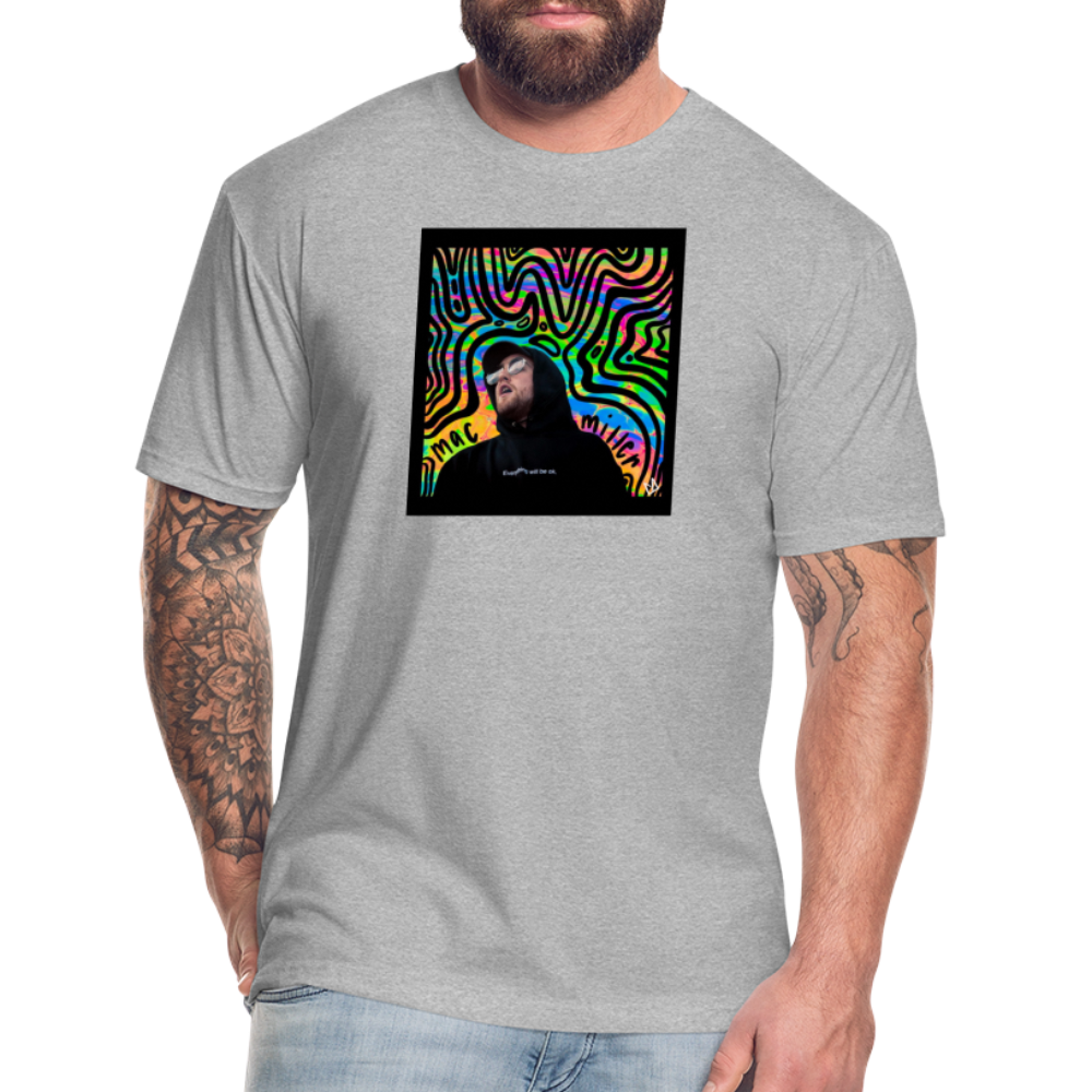 Mak M 1 Fitted Cotton/Poly T-Shirt by Next Level - heather gray