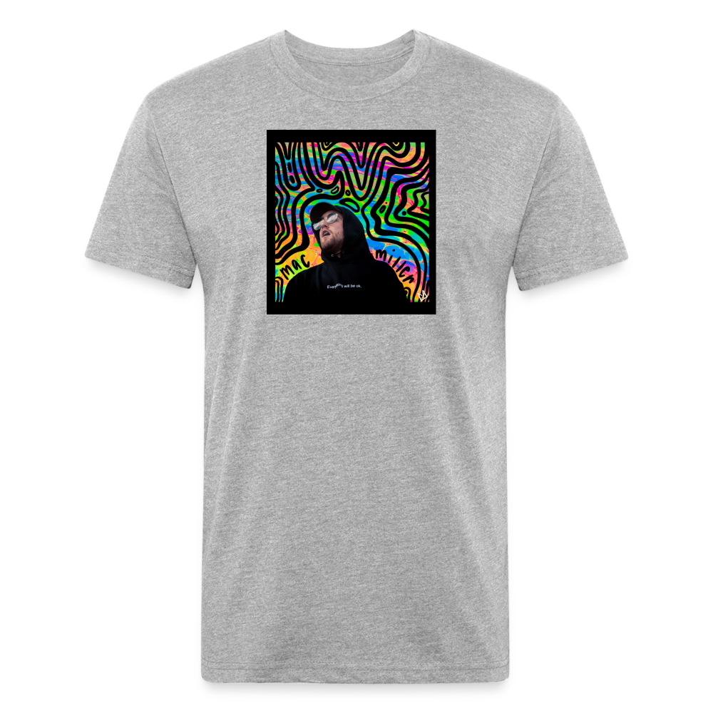 Mak M 1 Fitted Cotton/Poly T-Shirt by Next Level - heather gray
