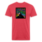 Mak M 1 Fitted Cotton/Poly T-Shirt by Next Level - heather red