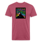 Mak M 1 Fitted Cotton/Poly T-Shirt by Next Level - heather burgundy