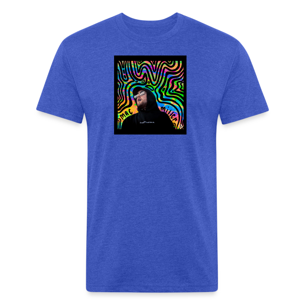 Mak M 1 Fitted Cotton/Poly T-Shirt by Next Level - heather royal