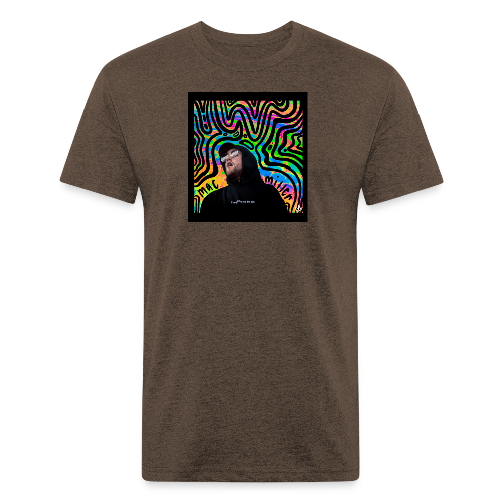 Mak M 1 Fitted Cotton/Poly T-Shirt by Next Level - heather espresso