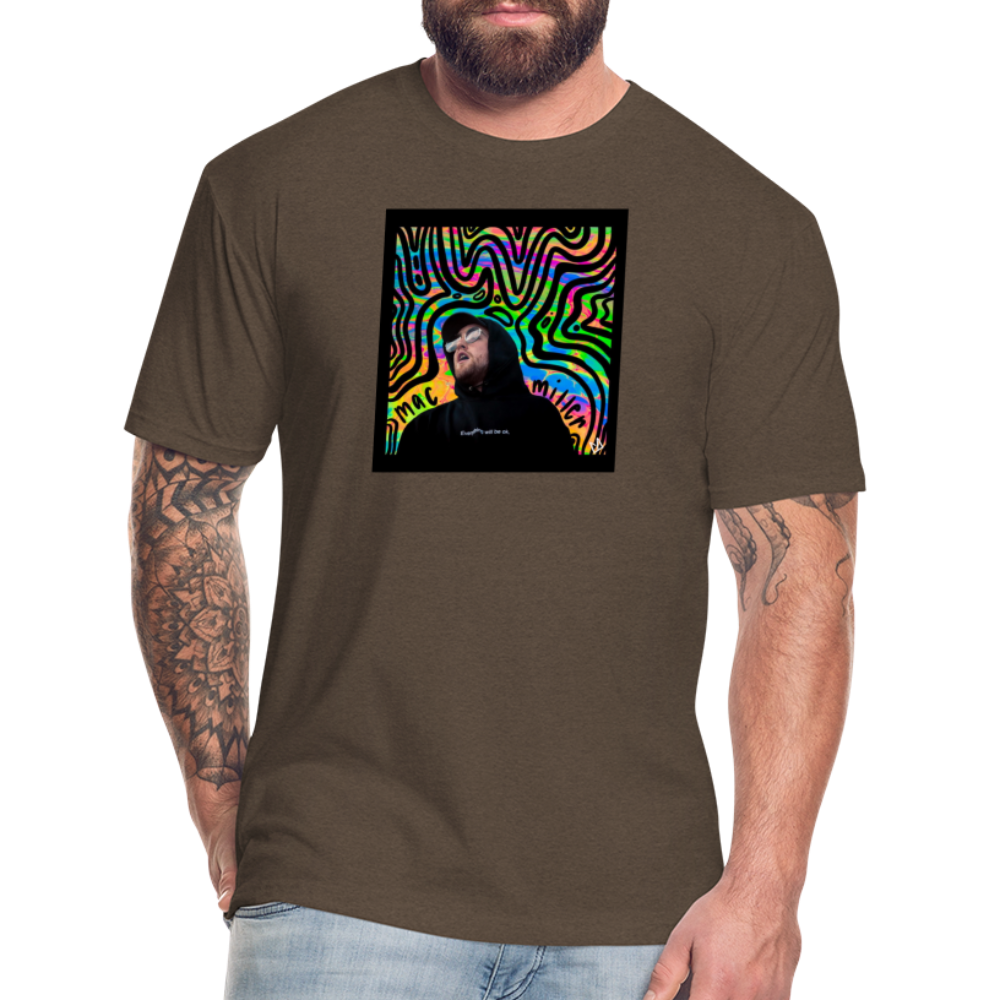 Mak M 1 Fitted Cotton/Poly T-Shirt by Next Level - heather espresso