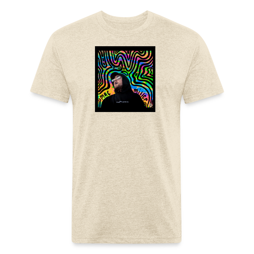 Mak M 1 Fitted Cotton/Poly T-Shirt by Next Level - heather cream
