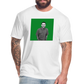 Mak M 2 Fitted Cotton/Poly T-Shirt by Next Level - white