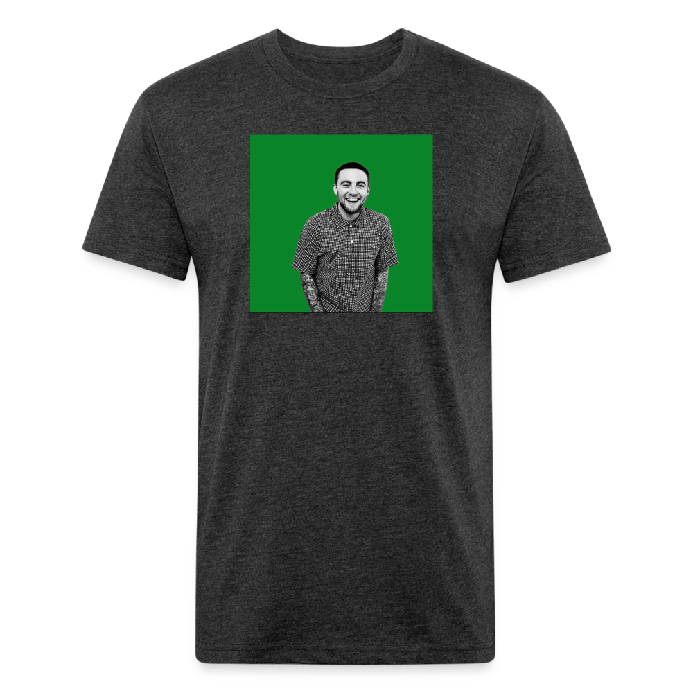 Mak M 2 Fitted Cotton/Poly T-Shirt by Next Level - heather black
