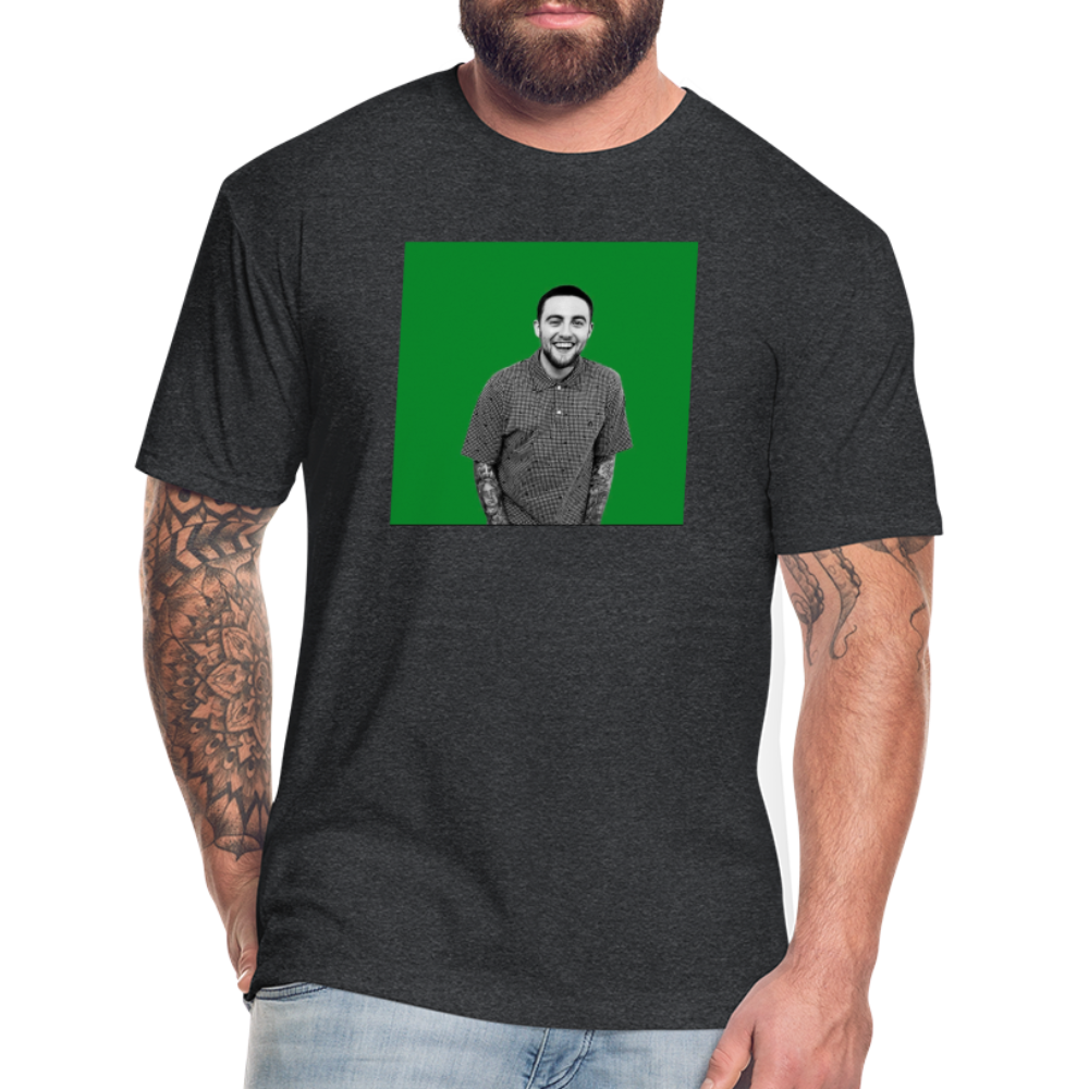Mak M 2 Fitted Cotton/Poly T-Shirt by Next Level - heather black