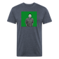 Mak M 2 Fitted Cotton/Poly T-Shirt by Next Level - heather navy