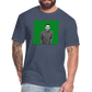 Mak M 2 Fitted Cotton/Poly T-Shirt by Next Level - heather navy
