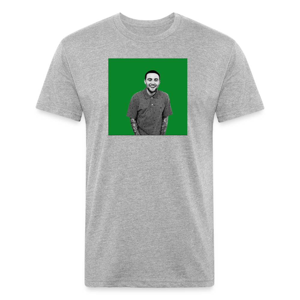 Mak M 2 Fitted Cotton/Poly T-Shirt by Next Level - heather gray