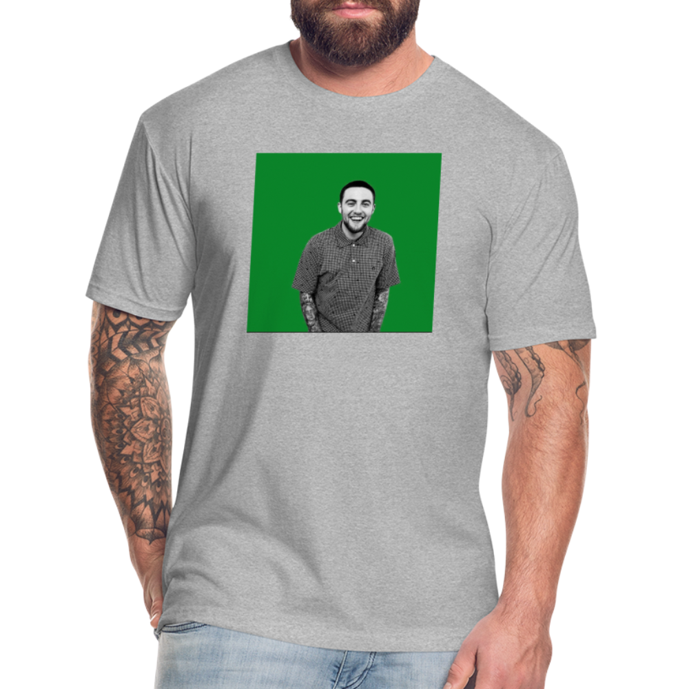 Mak M 2 Fitted Cotton/Poly T-Shirt by Next Level - heather gray