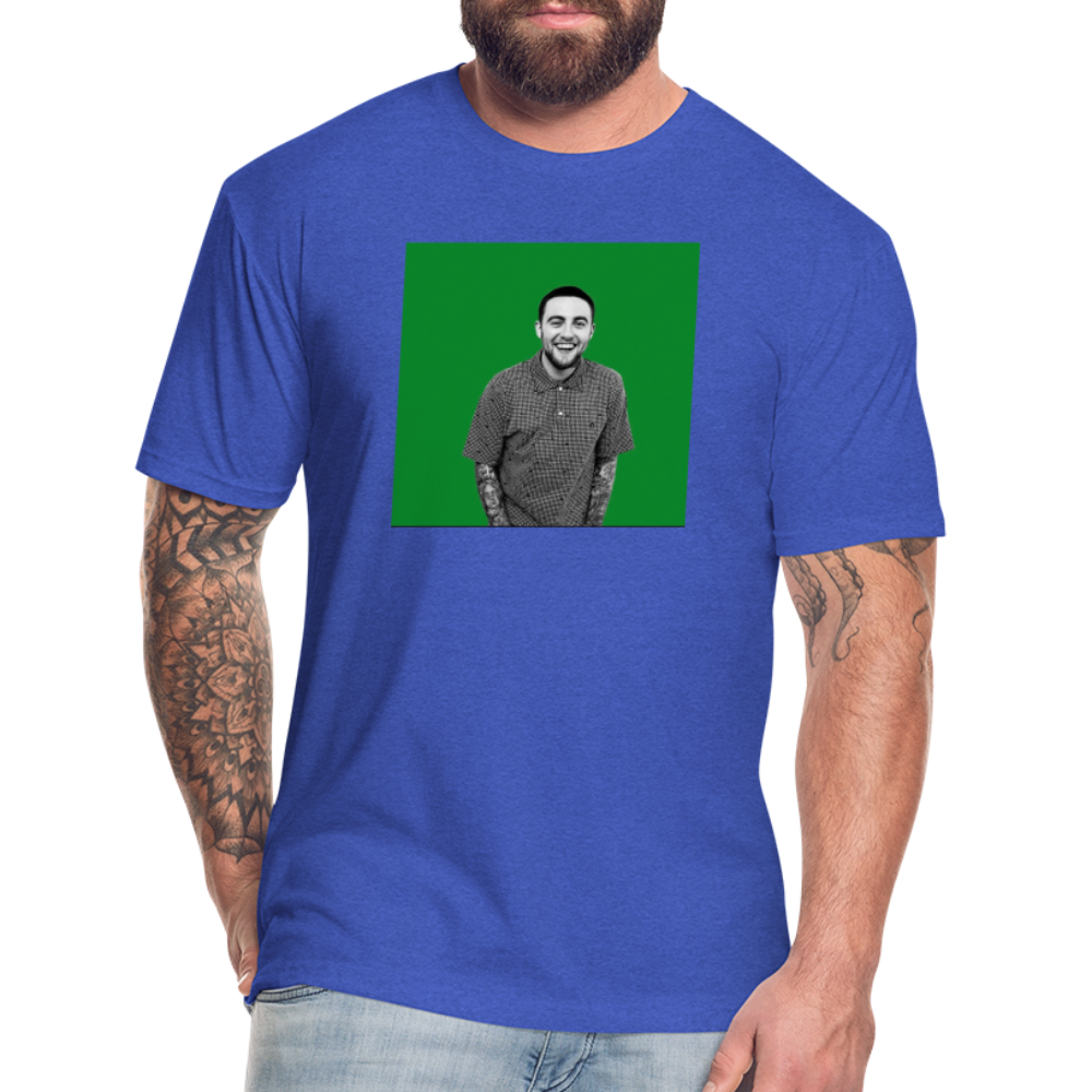 Mak M 2 Fitted Cotton/Poly T-Shirt by Next Level - heather royal