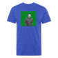Mak M 2 Fitted Cotton/Poly T-Shirt by Next Level - heather royal