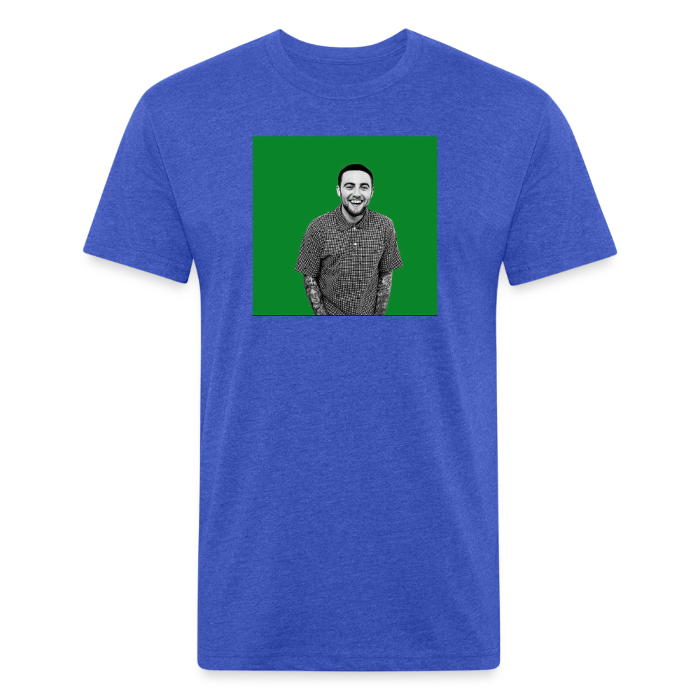 Mak M 2 Fitted Cotton/Poly T-Shirt by Next Level - heather royal