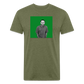 Mak M 2 Fitted Cotton/Poly T-Shirt by Next Level - heather military green