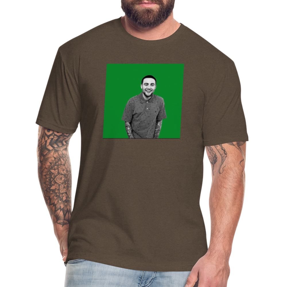 Mak M 2 Fitted Cotton/Poly T-Shirt by Next Level - heather espresso