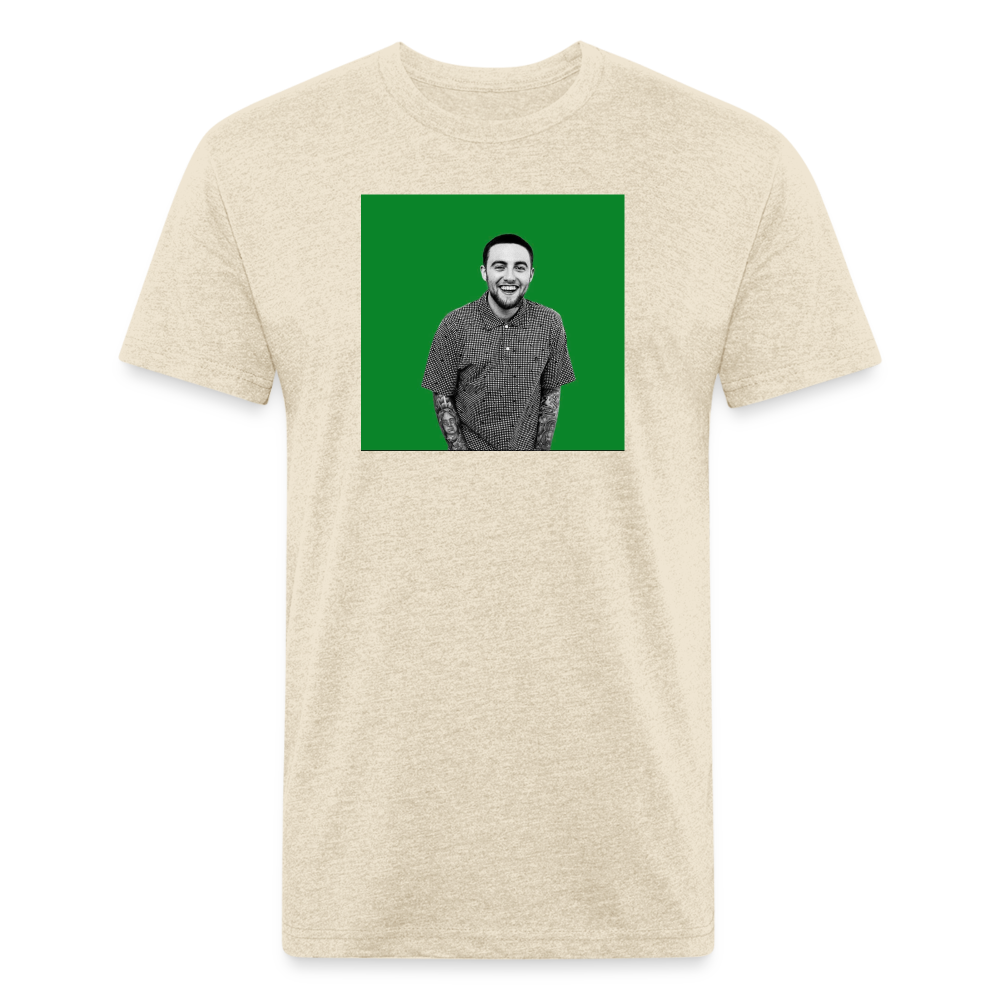 Mak M 2 Fitted Cotton/Poly T-Shirt by Next Level - heather cream