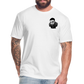 Mak M B/F 1 Fitted Cotton/Poly T-Shirt by Next Level - white