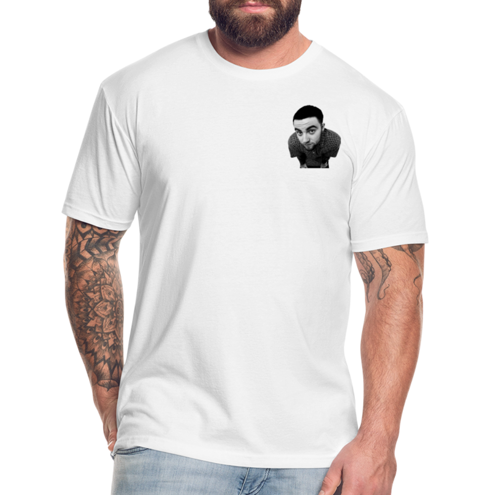 Mak M B/F 1 Fitted Cotton/Poly T-Shirt by Next Level - white