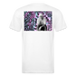 Mak M B/F 1 Fitted Cotton/Poly T-Shirt by Next Level - white