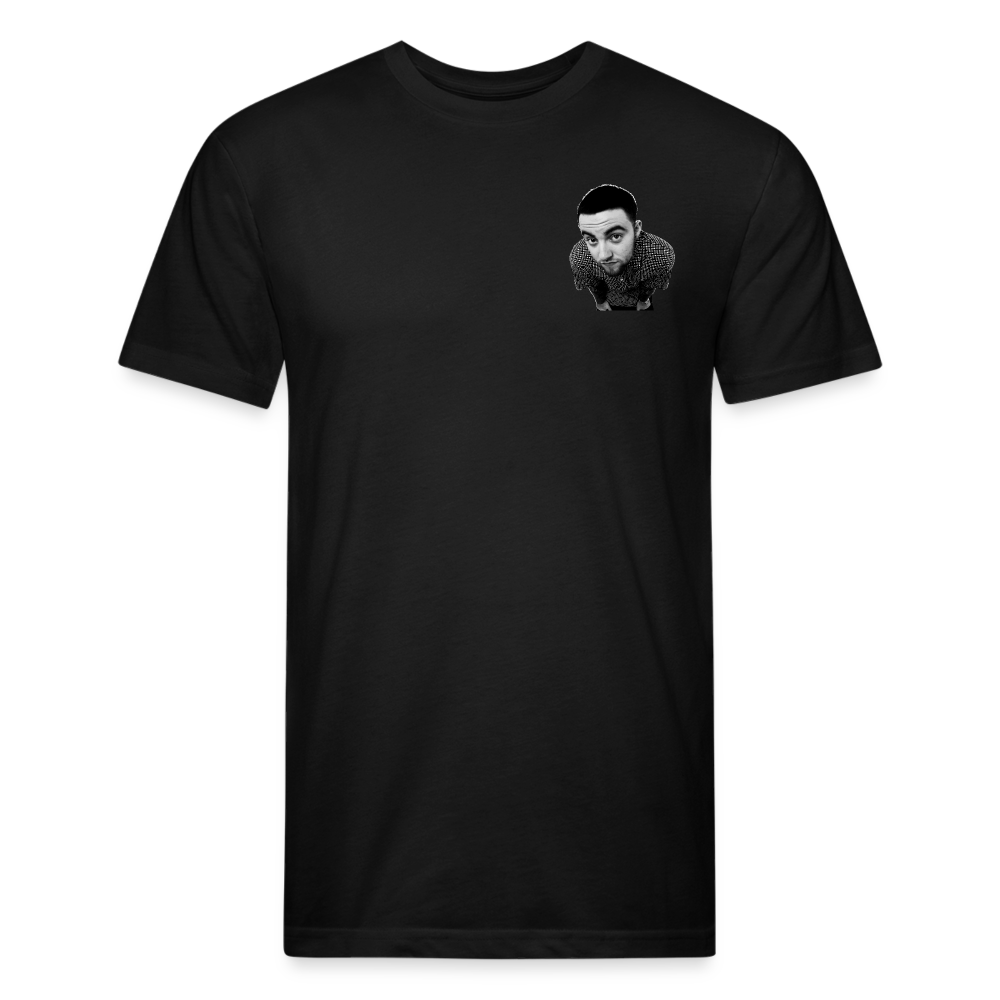 Mak M B/F 1 Fitted Cotton/Poly T-Shirt by Next Level - black