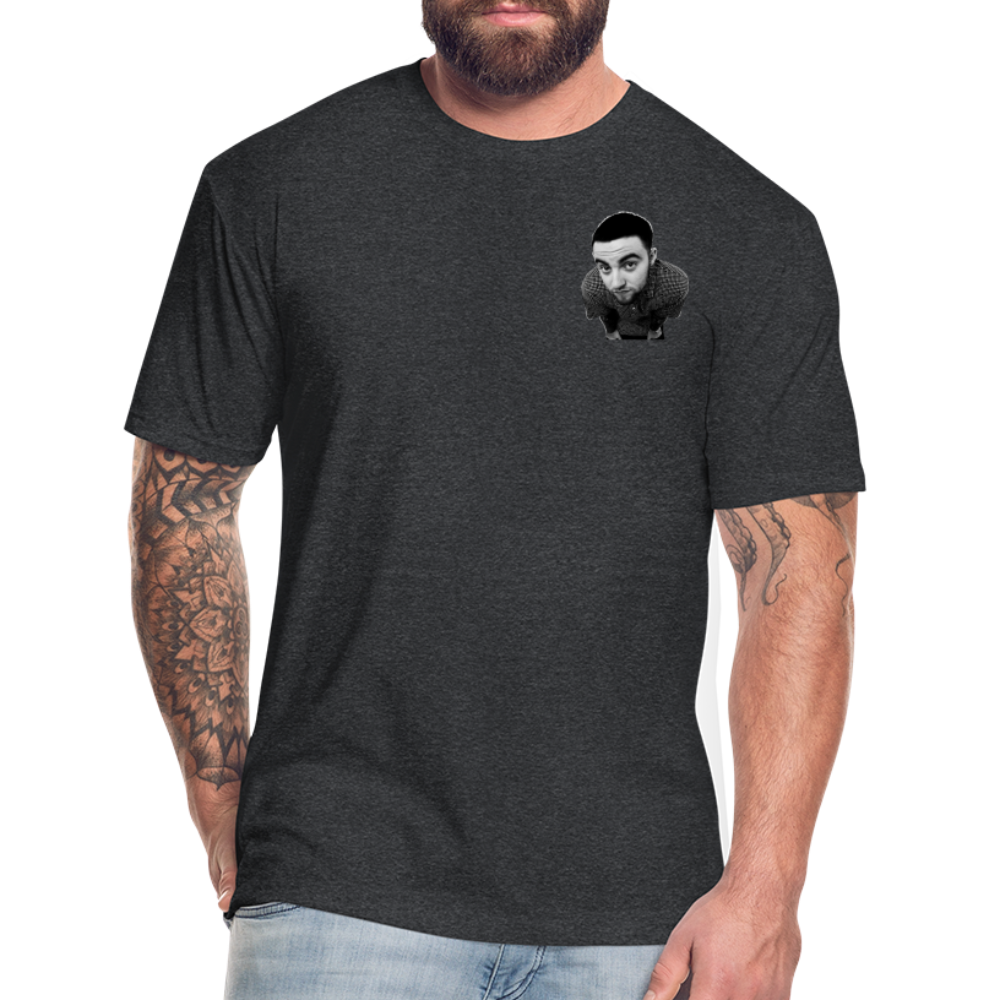 Mak M B/F 1 Fitted Cotton/Poly T-Shirt by Next Level - heather black