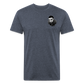 Mak M B/F 1 Fitted Cotton/Poly T-Shirt by Next Level - heather navy