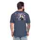 Mak M B/F 1 Fitted Cotton/Poly T-Shirt by Next Level - heather navy