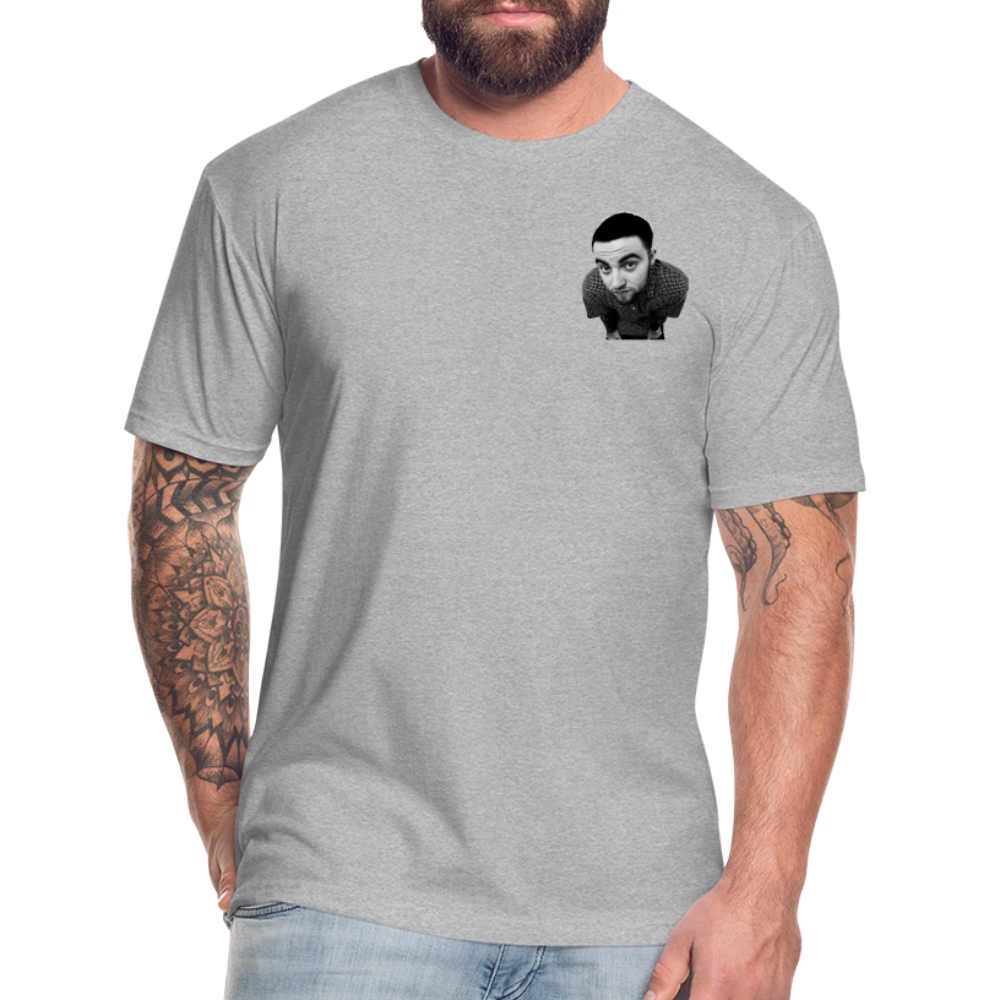Mak M B/F 1 Fitted Cotton/Poly T-Shirt by Next Level - heather gray