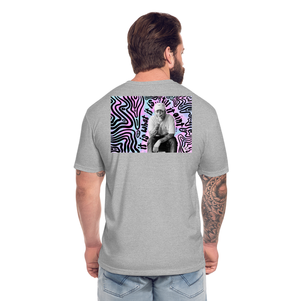 Mak M B/F 1 Fitted Cotton/Poly T-Shirt by Next Level - heather gray
