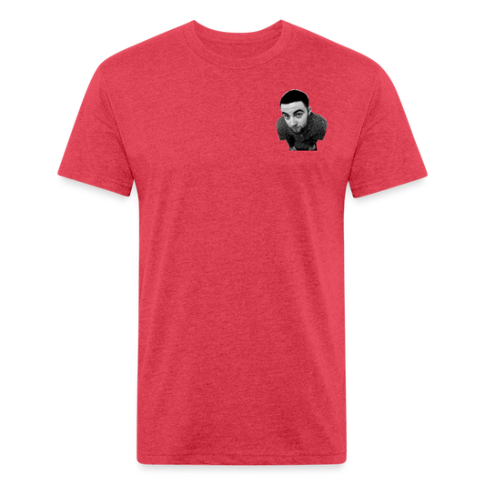 Mak M B/F 1 Fitted Cotton/Poly T-Shirt by Next Level - heather red